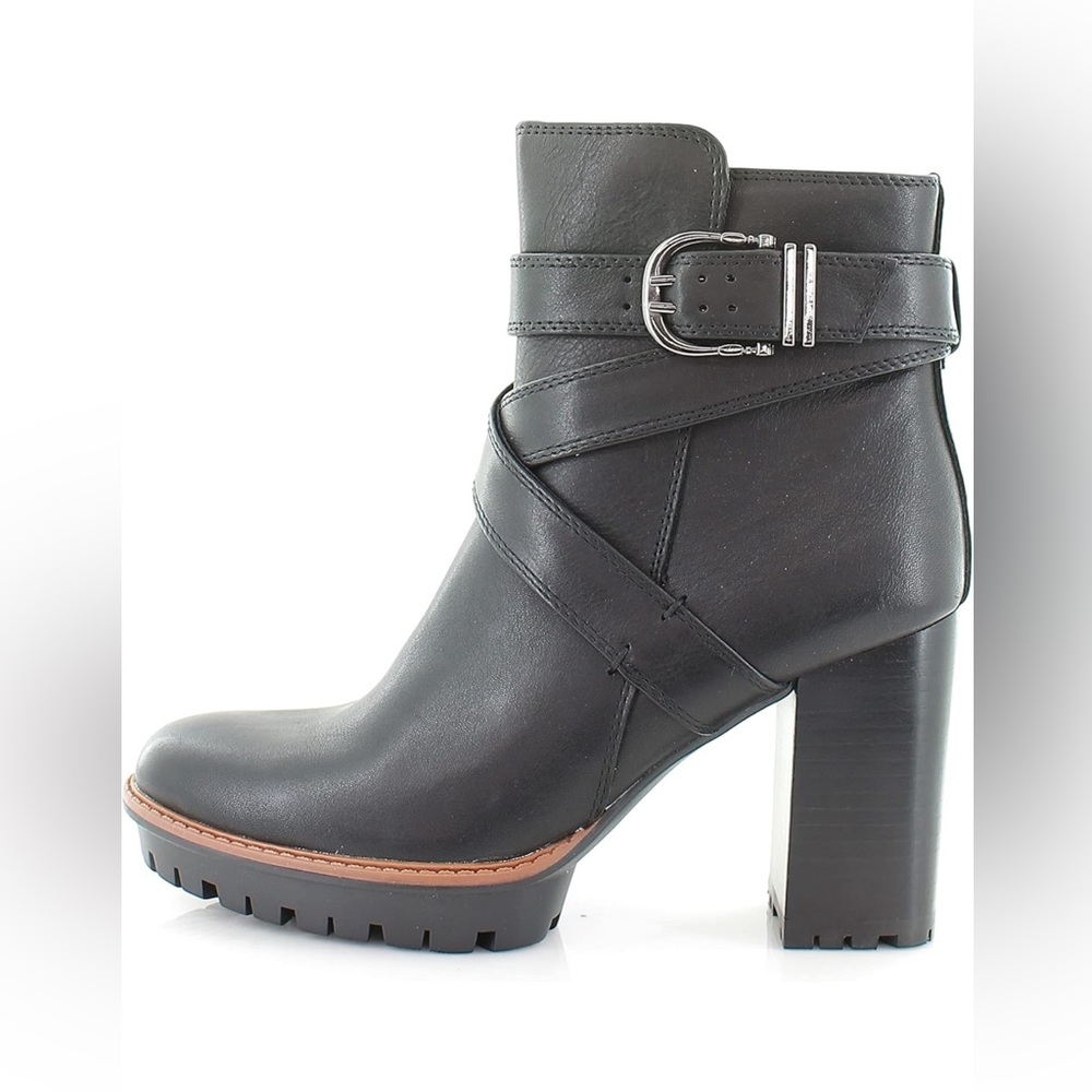 Naturalizer Leather Platform Bootie water resistant